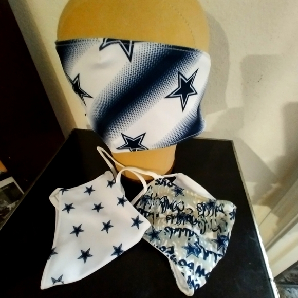 DALLAS COWBOYS OFFICIAL MASK - Picture 1 of 4